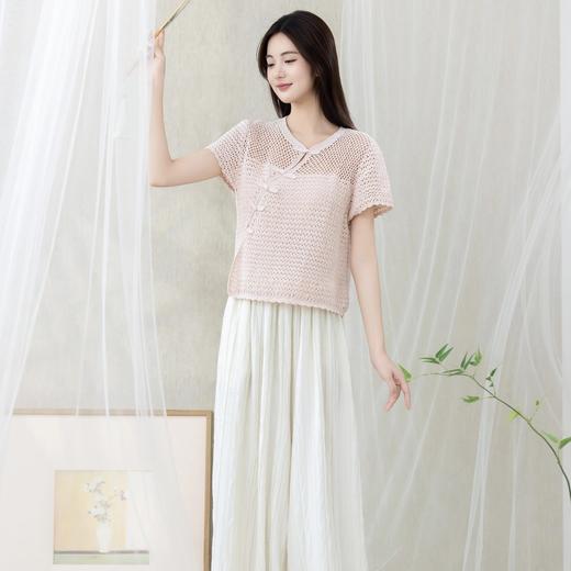 苏苏姐家宋式斜襟开衫手工diy编织钩针3#蕾丝毛线团亲子材料包 商品图3