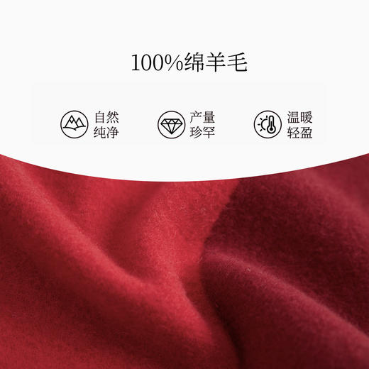 【温暖中秋】万事利羊毛围巾-几何韵 商品图4