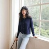 早秋顶流【帕兰婷--小香风莱赛尔天丝开衫】甄选莱赛尔天丝面料 软糯舒适 透气吸湿 自带凉感 高弹丝滑 抗皱耐磨 修身微落肩版型 藏肉显瘦显气质 一衣多穿的四季百搭单品！ 商品缩略图2