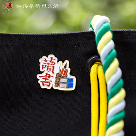 红楼梦周边文创读书胸针励志文字奖品送学生新创意励志勋章徽章