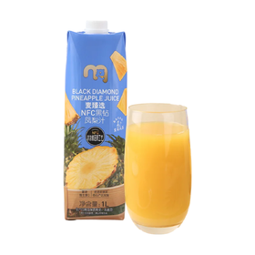 麦德龙 麦臻选 NFC黑钻凤梨汁 1L