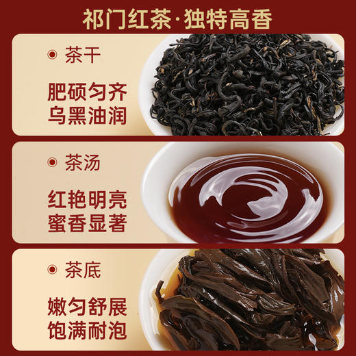 华祥苑-200g茗享锦绣繁花滇红金骏眉祁门红茶正山小种礼盒 商品图7