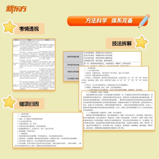 【新东方】恋练有题 决胜高考语文真题1000 现代文古代诗文阅读写作文言文阅读专项训练新高考总复习真题全刷 商品图3