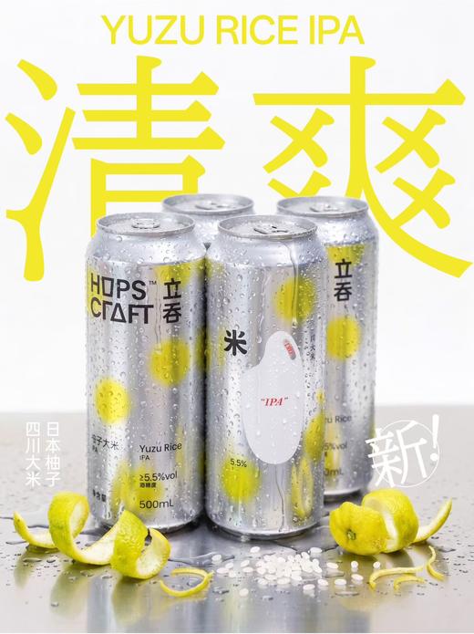 立吞 柚子大米IPA 500ml 商品图1