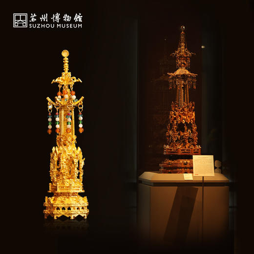 苏州博物馆 国之瑰宝冰箱贴真珠舍利宝幢文物还原精致摆件伴手礼 商品图3