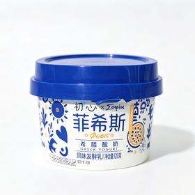 新希望120g塑杯初心菲希斯百香果希腊酸奶