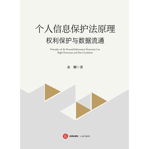 个人信息保护法原理：权利保护与数据流通 金耀 著 法律出版社 商品图1