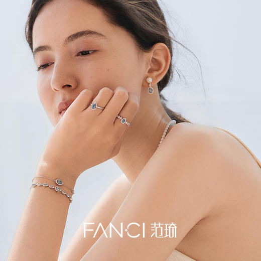 蓝眼泪手链泪滴款精致高级感轻奢生日礼物 商品图4
