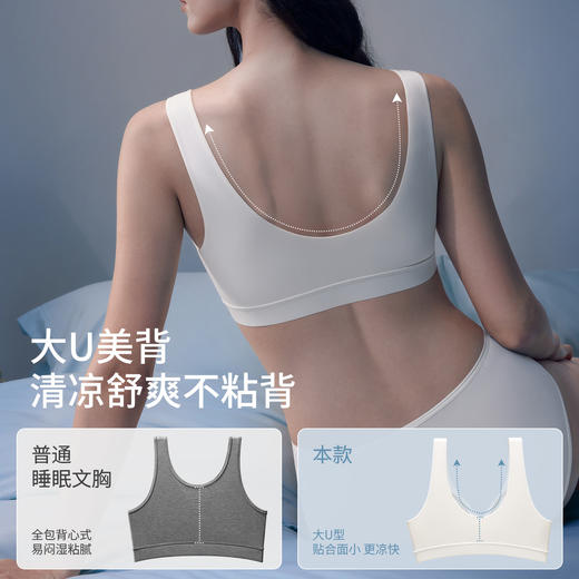 【内衣内裤专场】嫚熙睡眠哺乳内衣睡觉可穿产后喂奶文胸胸罩孕妇孕期专用背心款 商品图2