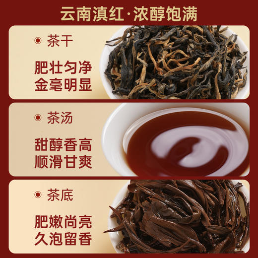 华祥苑-200g茗享锦绣繁花滇红金骏眉祁门红茶正山小种礼盒 商品图8