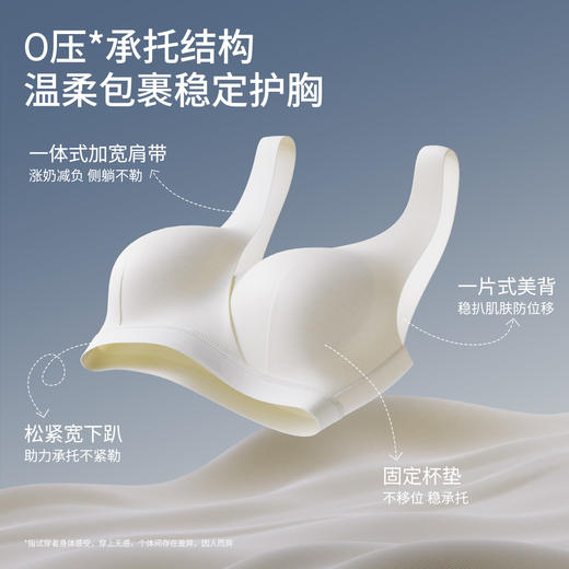 【内衣内裤专场】嫚熙睡眠哺乳内衣睡觉可穿产后喂奶文胸胸罩孕妇孕期专用背心款 商品图4