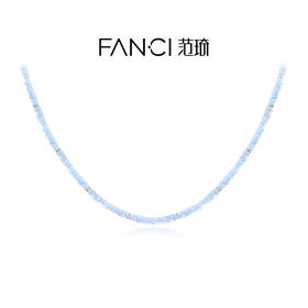 蓝海之泪项链精致简约高级感气质锁骨链