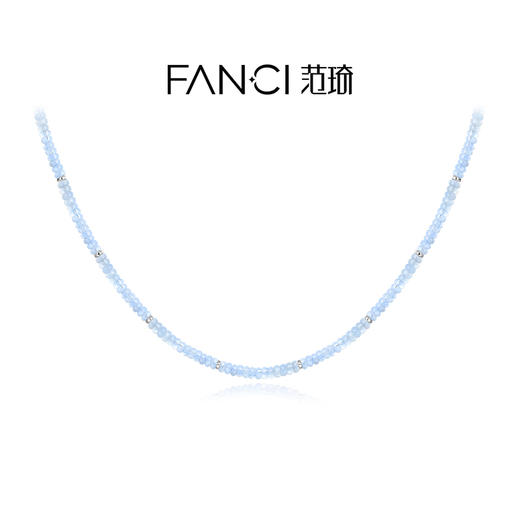 蓝海之泪项链精致简约高级感气质锁骨链 商品图0