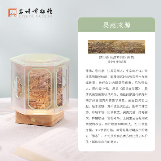 苏州博物馆 姑苏繁华图特展系列拼装夜灯摆件益智拼搭DIY 商品图2