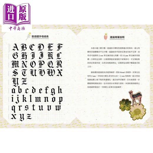 预售 【中商原版】笔尖下的西洋书法美学 港台艺术原版 杰克手写 EZ丛书馆出版 书法范帖 商品图3