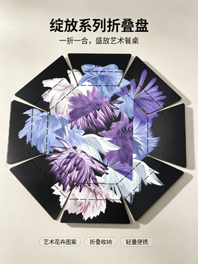 【“绽放”主题限量版】美学折叠盘（第三届全国大学生美术作品展览文创）
