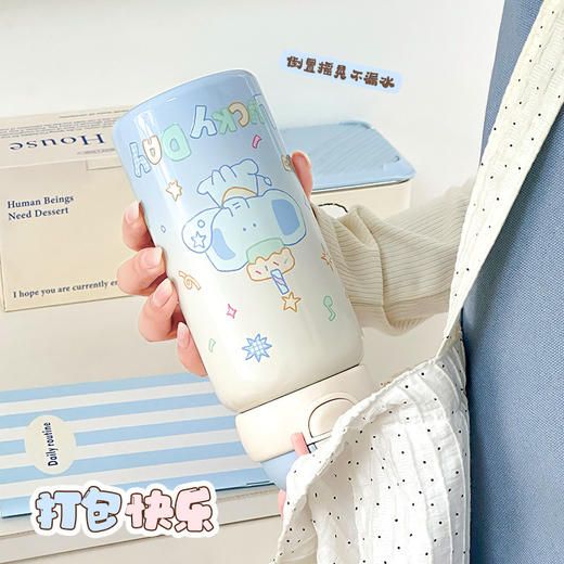 开学季！【高颜值，大容量，耐用】 新款可爱女生双饮不锈钢保温杯学生礼品水杯儿童 商品图3