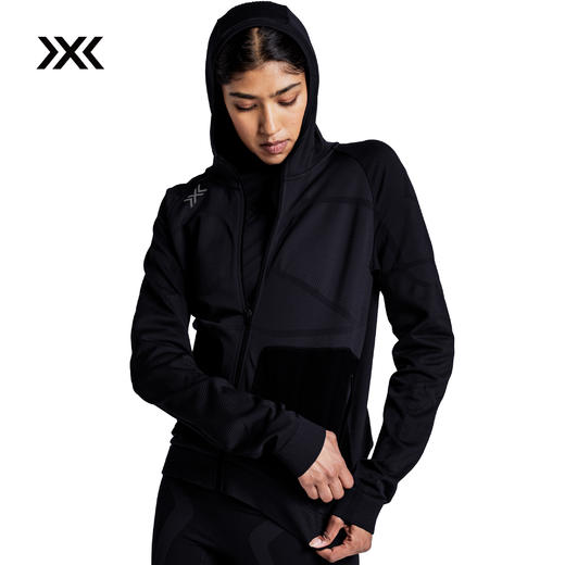 X-BIONIC  X-ENTIAL中间层女士连帽夹克弹力舒适运动户外 商品图1