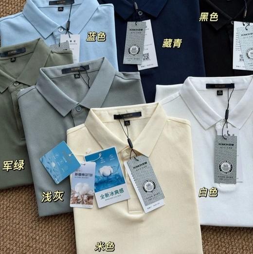 （79.9元2件，单件不发）罗蒙·男士凉感Polo衫，百搭显贵，自带凉感，穿出男人品味！【3-7天发货】 商品图6