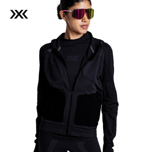 X-BIONIC  X-ENTIAL中间层女士连帽夹克弹力舒适运动户外 商品图3