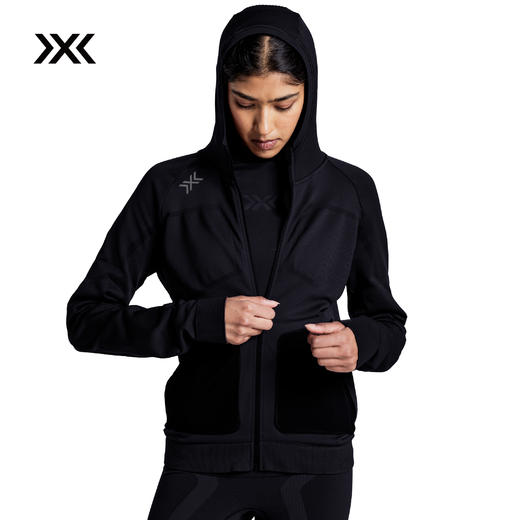 X-BIONIC  X-ENTIAL中间层女士连帽夹克弹力舒适运动户外 商品图0