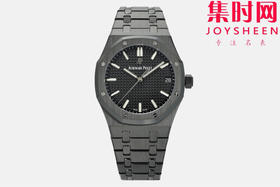 ZF新品-AP爱彼皇家橡树15500全陶瓷的三重盛宴，皇家橡树陶瓷，黑，白，蓝三色各有风骨，演绎奢华腕表的多元魅力。黑陶瓷 4401无卡度一体机 男士腕表 表径41mm