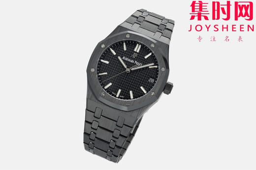 ZF新品-AP爱彼皇家橡树15500全陶瓷的三重盛宴，皇家橡树陶瓷，黑，白，蓝三色各有风骨，演绎奢华腕表的多元魅力。黑陶瓷 4401无卡度一体机 男士腕表 表径41mm 商品图2