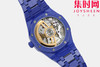 ZF新品-AP爱彼皇家橡树15500全陶瓷的三重盛宴，皇家橡树陶瓷，黑，白，蓝三色各有风骨，演绎奢华腕表的多元魅力。蓝陶瓷 4401无卡度一体机 男士腕表 表径41mm 商品缩略图7
