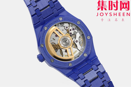 ZF新品-AP爱彼皇家橡树15500全陶瓷的三重盛宴，皇家橡树陶瓷，黑，白，蓝三色各有风骨，演绎奢华腕表的多元魅力。蓝陶瓷 4401无卡度一体机 男士腕表 表径41mm 商品图7