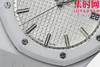 ZF新品-AP爱彼皇家橡树15500全陶瓷的三重盛宴，皇家橡树陶瓷，黑，白，蓝三色各有风骨，演绎奢华腕表的多元魅力。白陶瓷 4401无卡度一体机 男士腕表 表径41mm 商品缩略图4