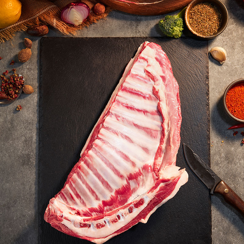 宁鑫|盐池滩半肋排 800g 新鲜现杀滩羊肉 （满158包邮）