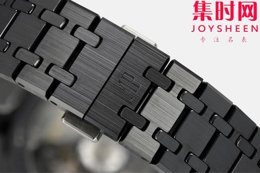 ZF新品-AP爱彼皇家橡树15500全陶瓷的三重盛宴，皇家橡树陶瓷，黑，白，蓝三色各有风骨，演绎奢华腕表的多元魅力。黑陶瓷 4401无卡度一体机 男士腕表 表径41mm 商品图8