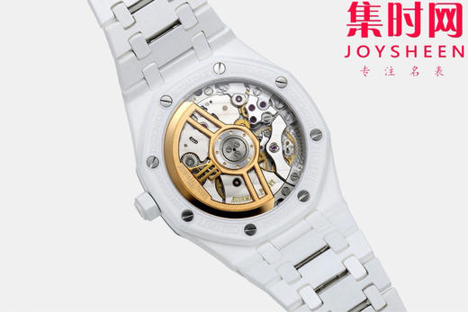 ZF新品-AP爱彼皇家橡树15500全陶瓷的三重盛宴，皇家橡树陶瓷，黑，白，蓝三色各有风骨，演绎奢华腕表的多元魅力。白陶瓷 4401无卡度一体机 男士腕表 表径41mm 商品图7