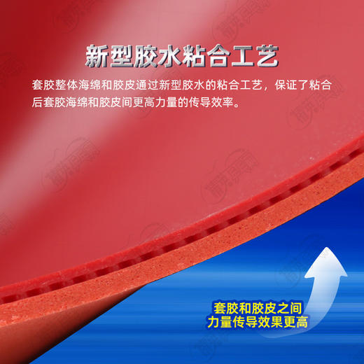 YASAKA亚萨卡飞龙pro乒乓球胶皮套胶高弹内能涩性正手用涩性反胶套胶 商品图4
