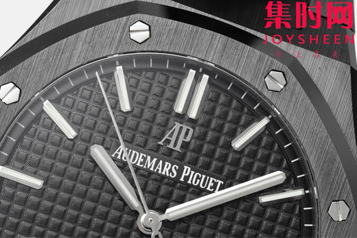ZF新品-AP爱彼皇家橡树15500全陶瓷的三重盛宴，皇家橡树陶瓷，黑，白，蓝三色各有风骨，演绎奢华腕表的多元魅力。黑陶瓷 4401无卡度一体机 男士腕表 表径41mm 商品图3