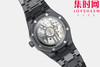 ZF新品-AP爱彼皇家橡树15500全陶瓷的三重盛宴，皇家橡树陶瓷，黑，白，蓝三色各有风骨，演绎奢华腕表的多元魅力。黑陶瓷 4401无卡度一体机 男士腕表 表径41mm 商品缩略图7
