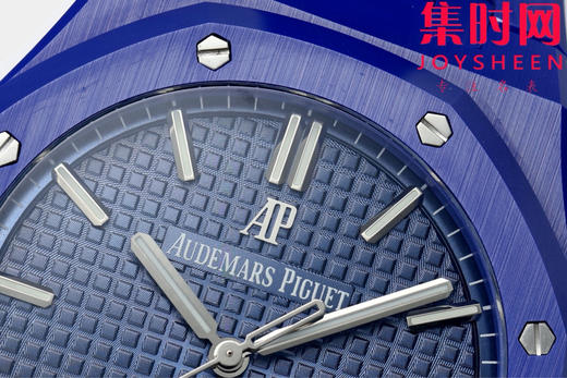 ZF新品-AP爱彼皇家橡树15500全陶瓷的三重盛宴，皇家橡树陶瓷，黑，白，蓝三色各有风骨，演绎奢华腕表的多元魅力。蓝陶瓷 4401无卡度一体机 男士腕表 表径41mm 商品图3