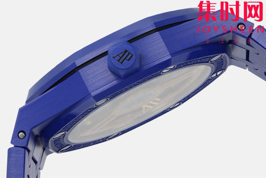 ZF新品-AP爱彼皇家橡树15500全陶瓷的三重盛宴，皇家橡树陶瓷，黑，白，蓝三色各有风骨，演绎奢华腕表的多元魅力。蓝陶瓷 4401无卡度一体机 男士腕表 表径41mm 商品图5