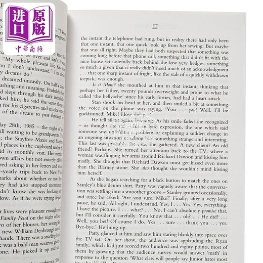 预售 【中商原版】它 小丑回魂 It 英文原版 It film tie-in edition of Stephen King's IT 斯蒂芬金 推理与惊悚小说 商品图2