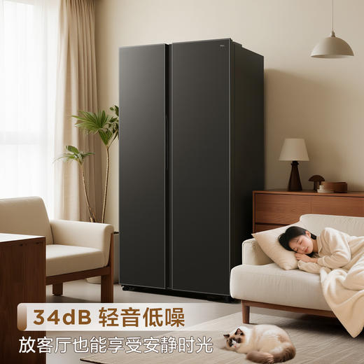 【新品上市】TCL 645升对开门双开门大容量冰箱玻璃门双循环新一级能效 R645V8-S 商品图5