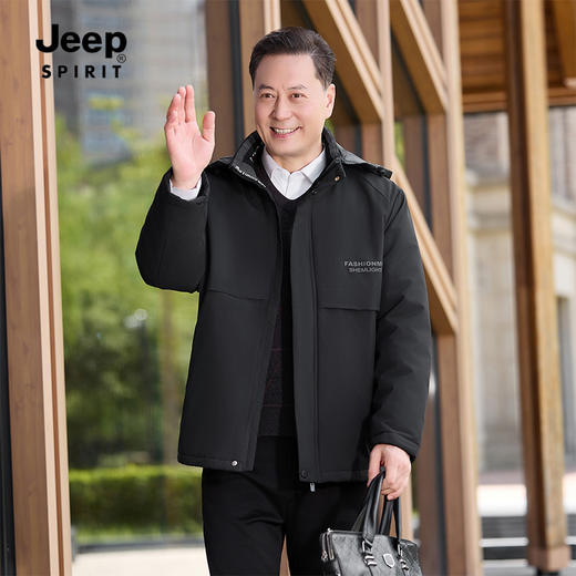【秋冬战袍来了！99元反季清仓 内里加绒加厚】JEEP SPIRIT中长款保暖派克服 商品图7