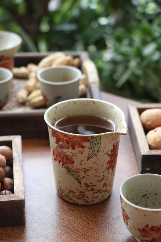 【10件套，169元】京隆堂青花火石红茶具套装 | 一套含6只独立品茗杯+带盖盖碗+托盘+公道杯+茶滤，诚意十足，心意满满 商品图2