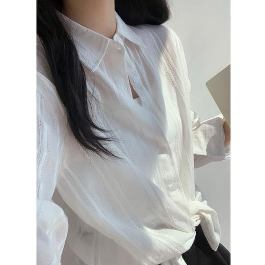 白色法式提花衬衫55745★avann 商品图3