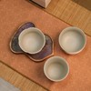【59元2个，89元3个】敦煌飞天揽月・主人杯， 火石红古法窑变，手工吹釉肌理，杯身重工敦煌飞天图案，三款杯型可选：葫芦杯、罗汉杯、五瓣杯 商品缩略图9