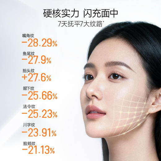 【在家做“院线级胶原水光”！嫩成少女脸！】品牌国货“百雀羚“！院线级抗衰品质  百雀羚多肽聚胶光感面膜 光感透亮 亲肤易吸收 10支/盒 商品图3