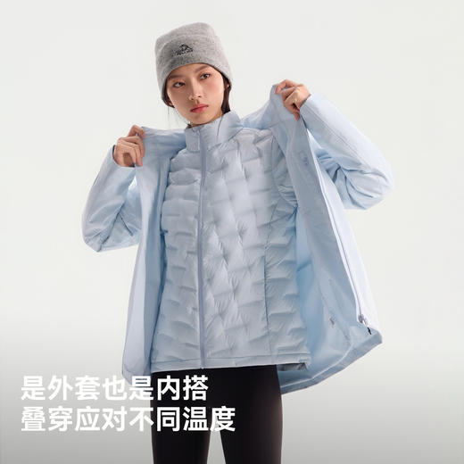 伯希和户外轻薄羽绒服内胆女2026冬季新款800蓬鹅绒防风保暖外套 商品图4