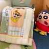 【正版IP授权，蜡笔小新】【夏秋冬三季可用，暖暖毛毯】【可当被套】日本野原新之助正版蜡笔小新A类卡通披肩披风被套空调毯毛毯沙发盖毯 商品缩略图3