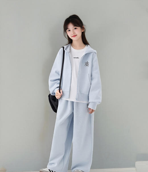 【39.9元/套起】儿童华棉拉链开衫裤子套装男童女童休闲裤开衫秋季套装★爱宝好物 商品图1
