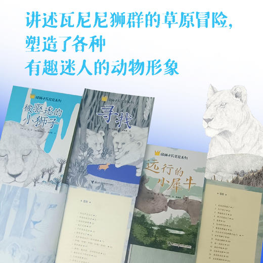 【动物文学】狮子瓦尼尼系列5册：让孩子具备强大的内心 商品图3