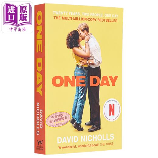 预售 【中商原版】One Day 英文原版 小说 一天 英文版 书籍  电影原著 女生经典爱情小说 商品图1